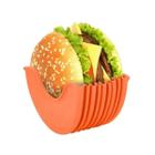 Suporte de Hambúrguer Lanches de Silicone Reutilizável