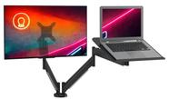 Suporte De Mesa Para Monitor Até 26" E Notebook Até 16" Articulado Octoo CLIPWAY-N1 (Preto)