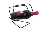 Suporte De Mesa Porta Garrafa De Vinho Preto Alça Para Servir Organização Decoração Cozinha - Passerini