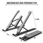 Suporte de mesa portátil, ergonomico, articulado e dobravel para notebook, netbook, laptop, tablet