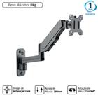 Suporte de Monitor de 17 a 32 Pol. Vesa 360 100x100 até 8Kg Ajustável - PCYES