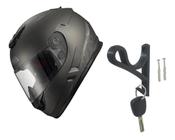 Suporte De Parede Para Pendurar Capacete De Moto Preto - V I X 3 D