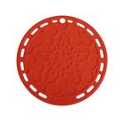 Suporte de Silicone Mandala Vermelho Le Creuset