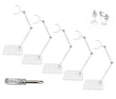 Suporte de tela Action Figure Flymer Transparent x5 unidades