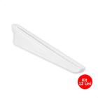 Suporte Duplo 32cm Para Trilho Cremalheira Prateleira 12 Uni Branco