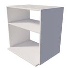 Suporte Duplo Aéreo Para Microondas Suspenso Cor Branco