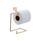 Suporte Duplo Papel Higiênico Caixa Acoplada Cobre Rose Gold - Future