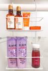 Suporte Duplo Porta Shampoo Condicionador Encaixar no Box Colocar no Banheiro Pendurar Aramado 2 Andares