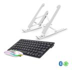 Suporte ergonômico Compativel Para Notebook + Mouse E Teclado Sem Fio - LXL