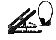 Suporte Ergonômico P/notebook + Headset P2 Bright 010 - Masticmol e Bright