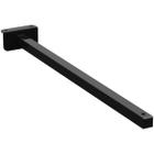 Suporte Haste De Refletor Led Fachada 50 CM Preto Base L