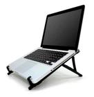 Suporte Mesa Notebook Regulável Ergonômico Kit 2 Peças Preta