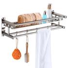 Suporte Organizador Aço Inox 40Cm Banheiro Cozinha Porta