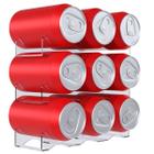 Suporte Organizador de Mesa Geladeira Porta Até 9 Latas de Refrigerante