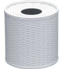 Suporte Papel Higiênico Branco Plástico Resistente Compacto Panamby