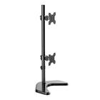 Suporte para 2 monitores vertical de mesa 13" a 32" brasforma