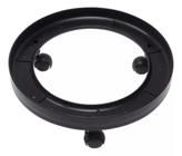 Suporte Para Botijão De Gás Reforçado Com Rodinhas Resistente Preto