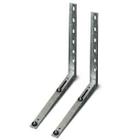 Suporte Para Condensadora EOS até 45kg/Par 500mm Perfil U Slim Galvanizado a Fogo 500PUXGF K128791