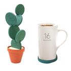 Suporte para copos Storage Cactus DIY Creative Antiderrapante Isolamento