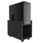 Suporte para CPU e Nobreak em MDF com Rodas - Praticidade Escritório Quarto