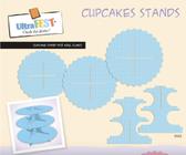 Suporte para Cupcake Stand Azul Poá 3 Níveis Ultrafest - Inspire sua Festa Loja