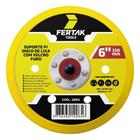 Suporte para Disco de Lixa com Fechamento Auto-adesivo com 8 Furos 5 - 125mm Fertak