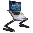 Suporte para laptop sem gaiola, ergonomia, WorkEz, ajustável, preto