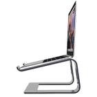 Suporte para laptop Wokex Aluminium Laptop Riser 10-17 polegadas prateado