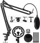Suporte para Microfone Luling Arts - Compatível com Blue Yeti, Snowball e Quadcast