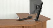 Suporte Para Monitor 10 a 27 Multivisão Mt-Slim com ajuste de altura e inclinação até 23º