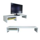 Suporte Para Monitor Elevado Mesa Home Office Setup Gamer Organizador MDF 90cm