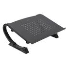 Suporte para monitor, suporte para laptop, Amazon Basics, ajustável, preto