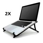 Suporte Para Notebook Regulável Ergonômico Kit 2 Unidades - Reliza