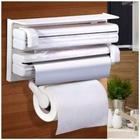 Suporte Para Papel Toalha 3 em 1 Dispenser Cozinha Triple Paper