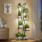 Suporte para Plantas MJOMKN 62cm - 7 Camadas com Luz de Cultivo Interna