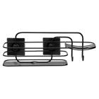 Suporte para Shampoo e Sabonete Arthi Dupla Face Preto