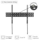 Suporte Para Tv Led- Lcd De 37" A 70" Fixo Com Nivel De Bolha E Trava De Segurança - St410a