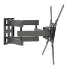 Suporte parede para tv 26 a 75 led lcd plasma tri-articulado com inclinacao stpa2000-pr (preto)
