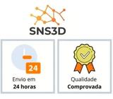 Suporte Porta Escova De Dentes Para Duas Escovas - Sns3D