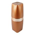 Suporte Porta Escova Dente Pasta Creme Dental Com Tampa Banheiro Rose Gold - 2701RG Future