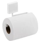 Suporte Porta Papel Higiênico Parede Banheiro Branco Fosco - 8552BC Future