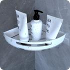 Suporte Porta Shampoo Para Banheiro De Canto Inox Branco - Homefull