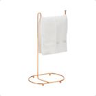 Suporte Porta Toalha de Bancada Lavabo Rose Gold Arthi