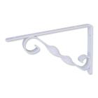 Suporte Prateleira Decorada 25cm Branco - Bemfixa