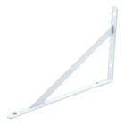 Suporte Prateleira Mao Francesa Thompson 25Cm Branco - Kit C/12 Peca