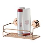 Suporte Prateleira Multiuso Porta Shampoo Rosé Gold Com Ventosa 4050rg - Future