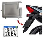 Suporte Protetor Moldura Placa Moto Padrão Novo Mercosul Universal Honda YAMAHA