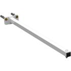 Suporte Refletor Base Reta Braço 50 Cm Branco - Multiforma