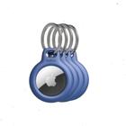 Suporte Seguro AirTag Belkin com Chaveiro (4 Unidades) - Azul
