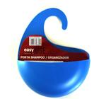 Suporte Shampoo/Condicionador Crismop - Organizador Azul